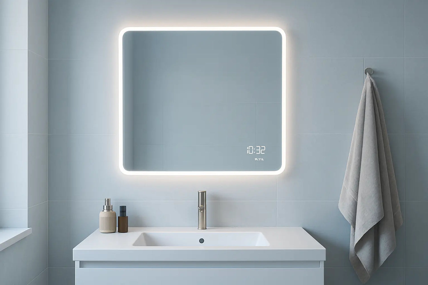 Wat betekent CRI bij een badkamerspiegel met verlichting?