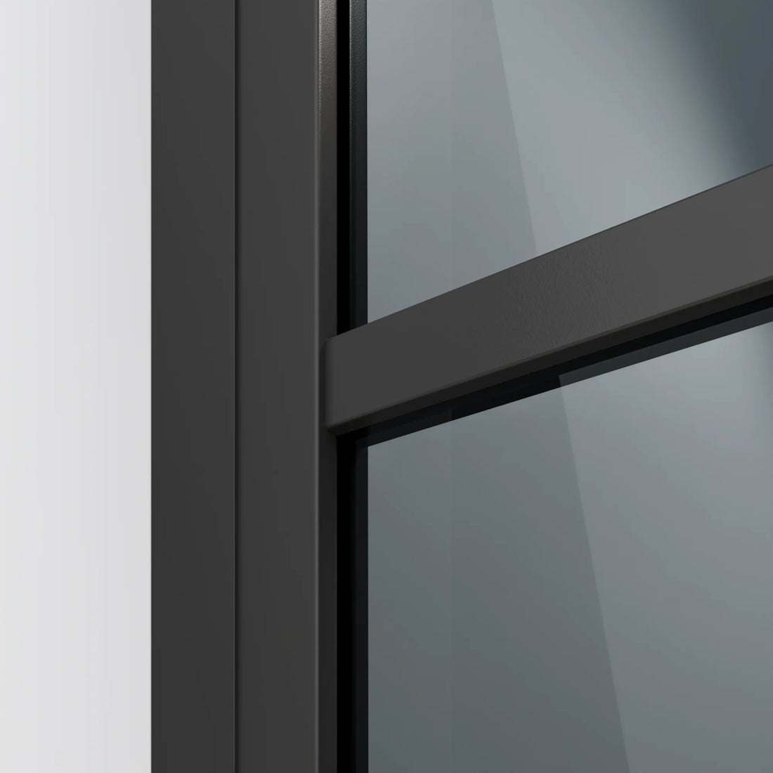 Douchecabine Oris - 90 x 90 x 200cm - Zwart - Met Strepen- Rookglas Nano Coating