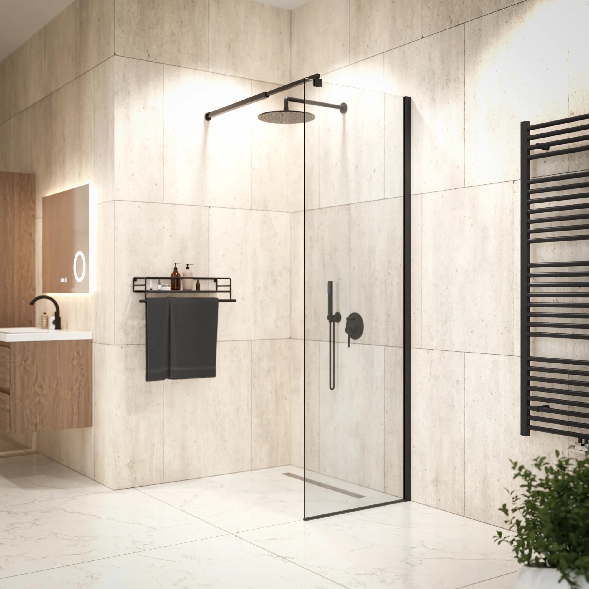 Douchewand Aris 60x200cm