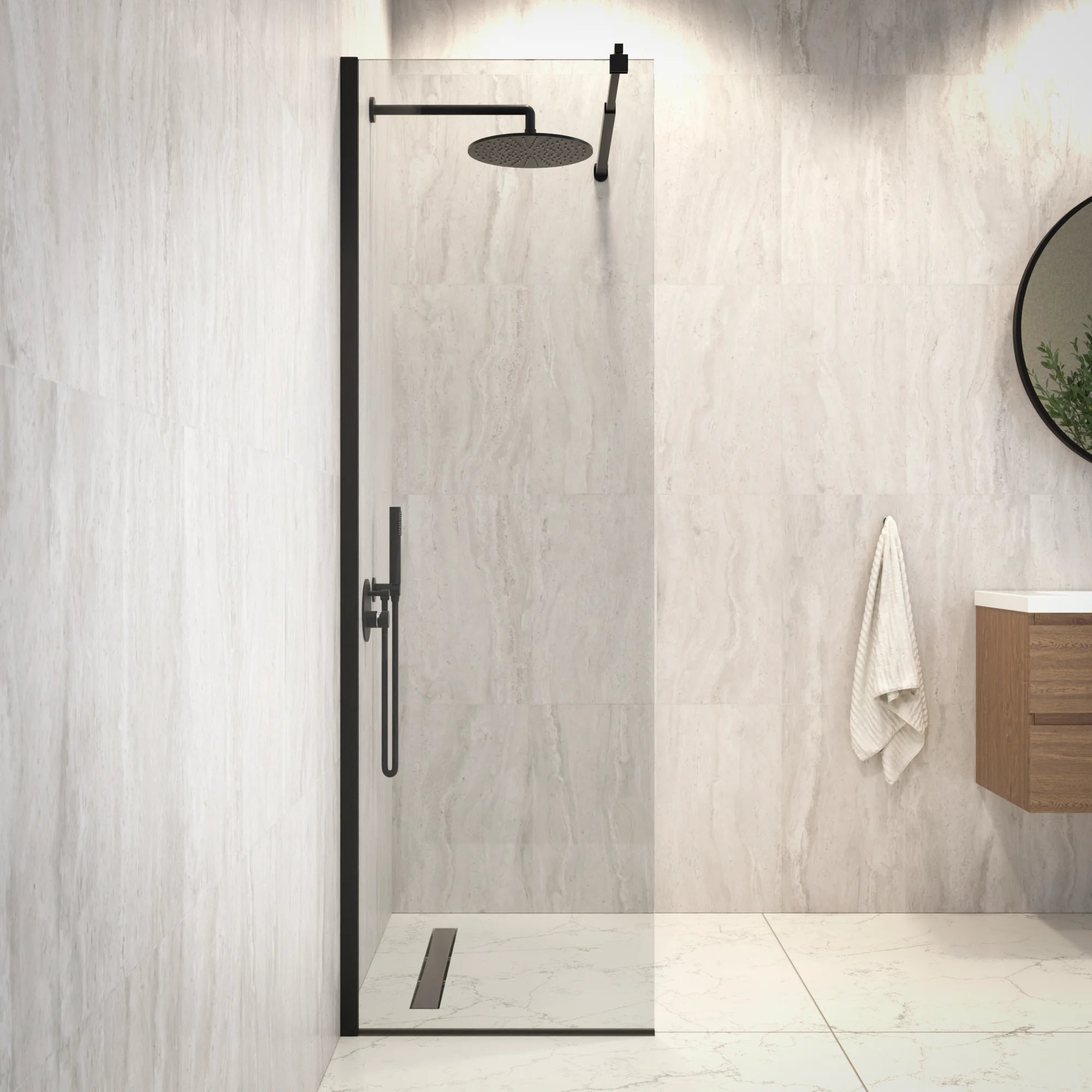 Douchewand Aris 60x200cm