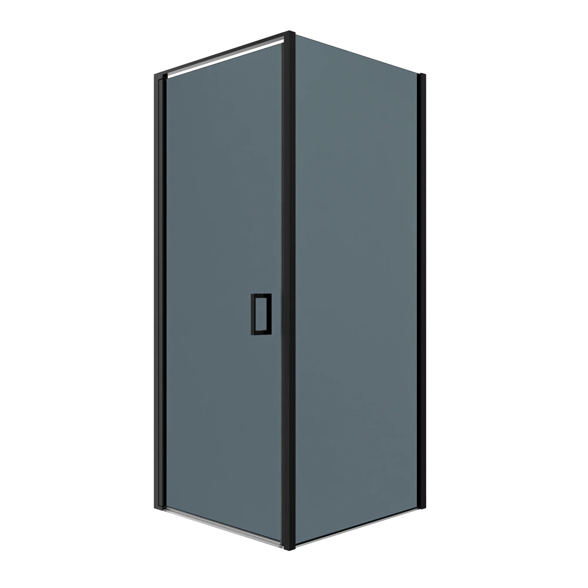 Douchecabine Vela - 90 x 200 - Smoked Glass - Zwart