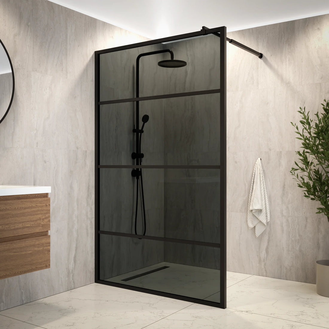 Douchewand Jula 120x200cm