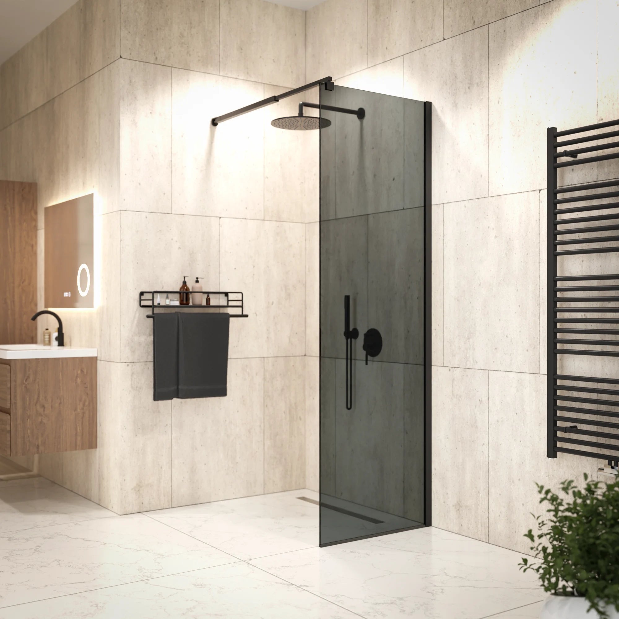 Douchewand Nova 60x200cm