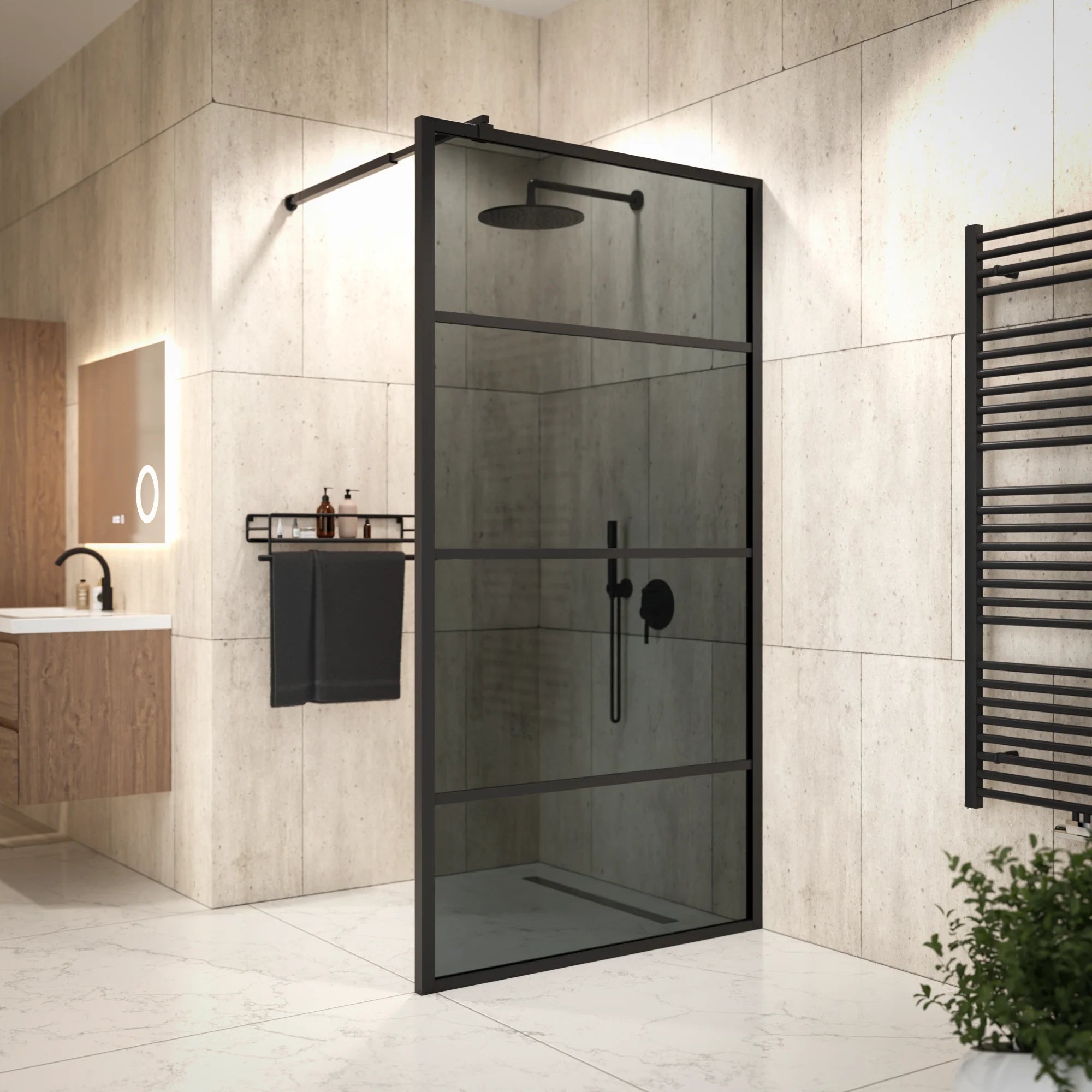 Douchewand Jula 100x200cm