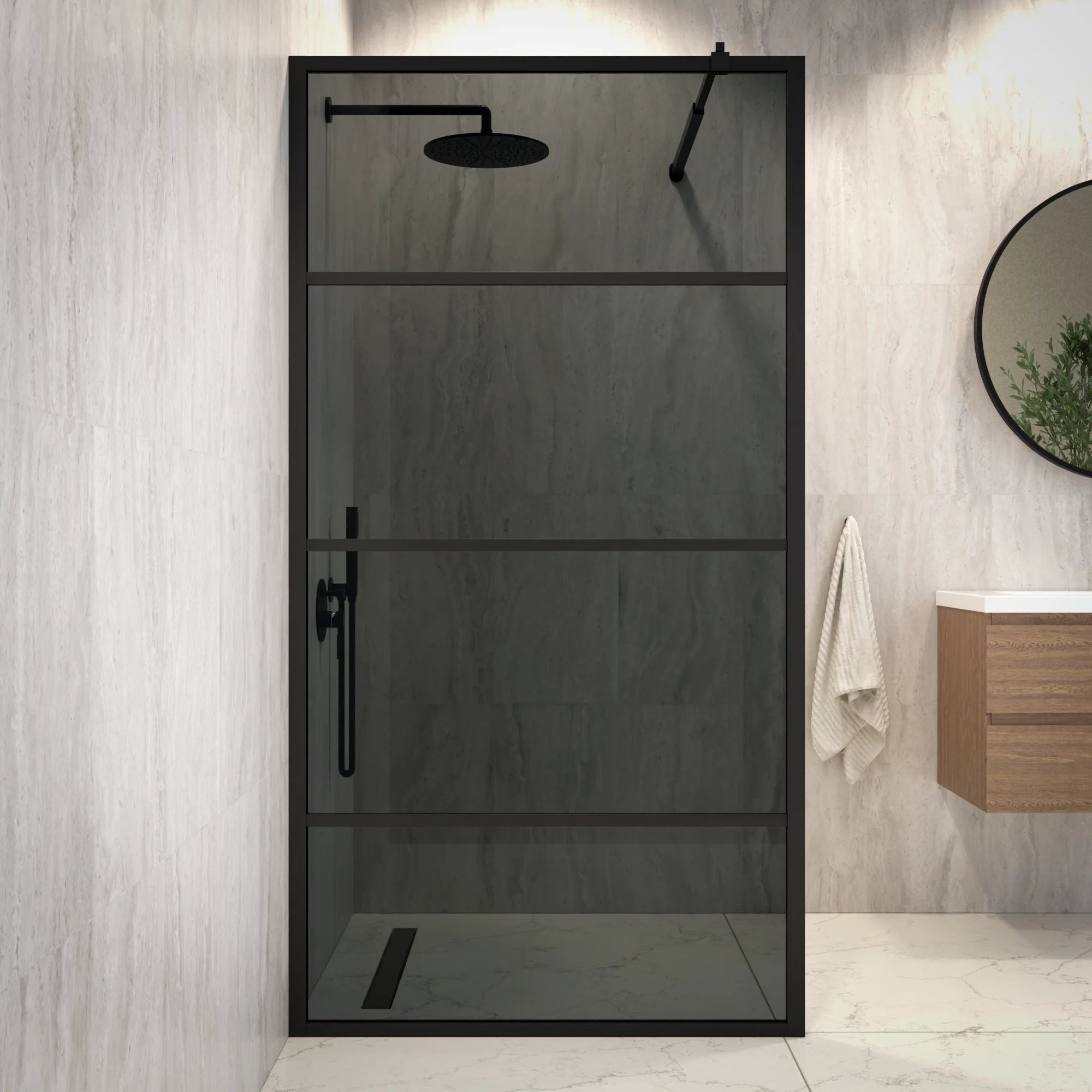 Douchewand Jula 100x200cm