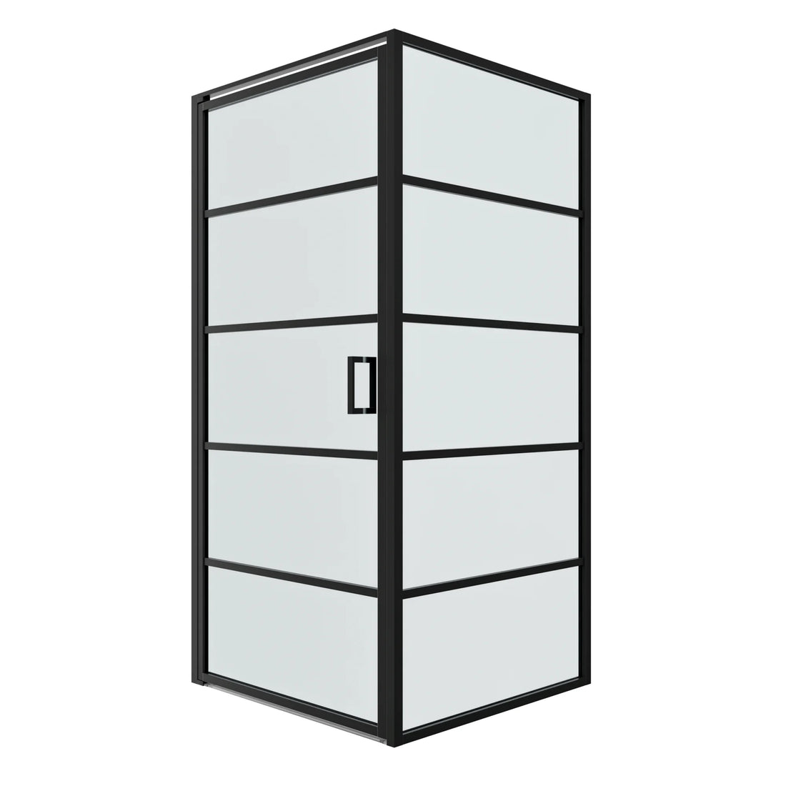 Douchecabine Oris - 90 x 90 x 200cm - Zwart - Met Strepen - Nano Coating
