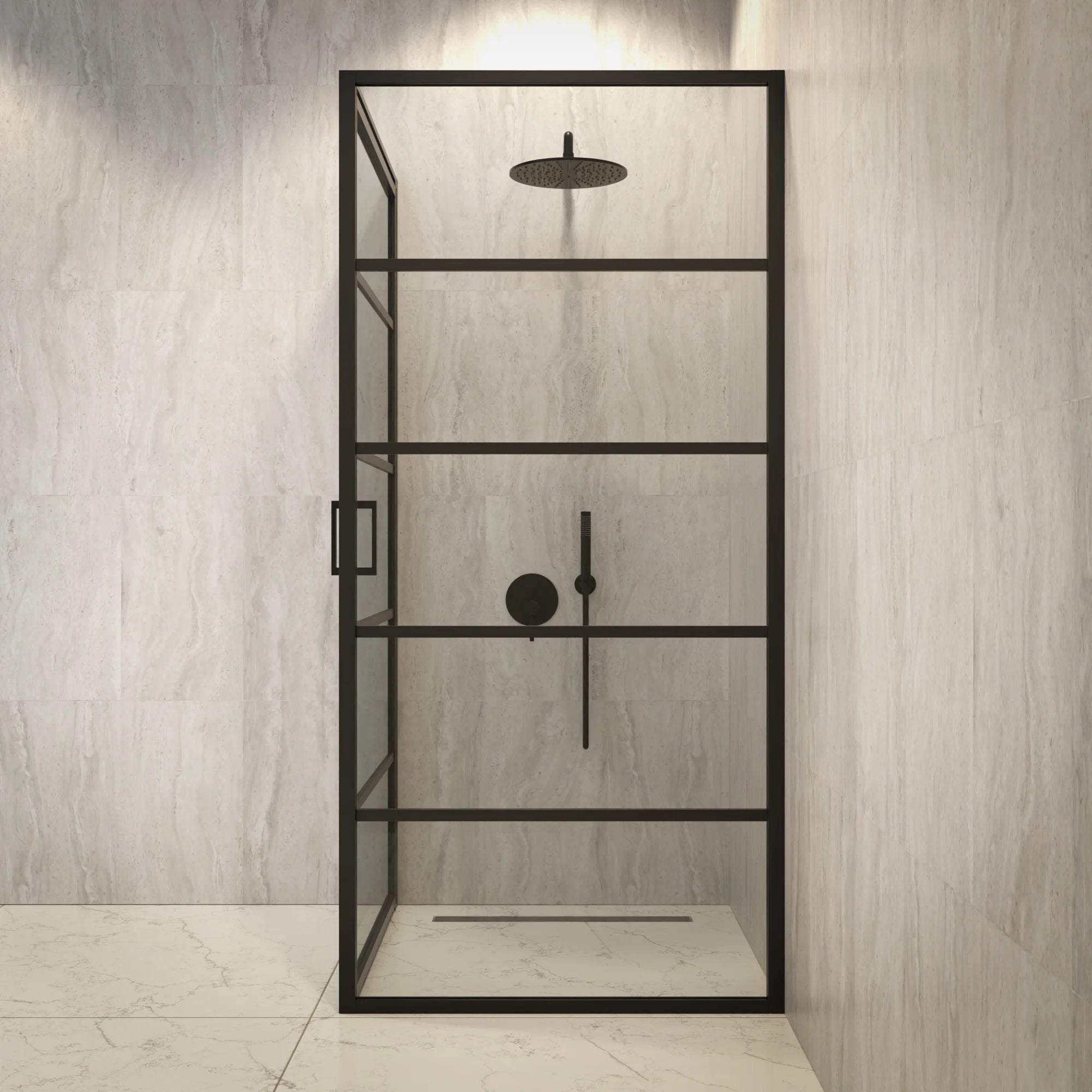 Douchecabine Oris - 90 x 200 - Zwart - PRE-ORDER