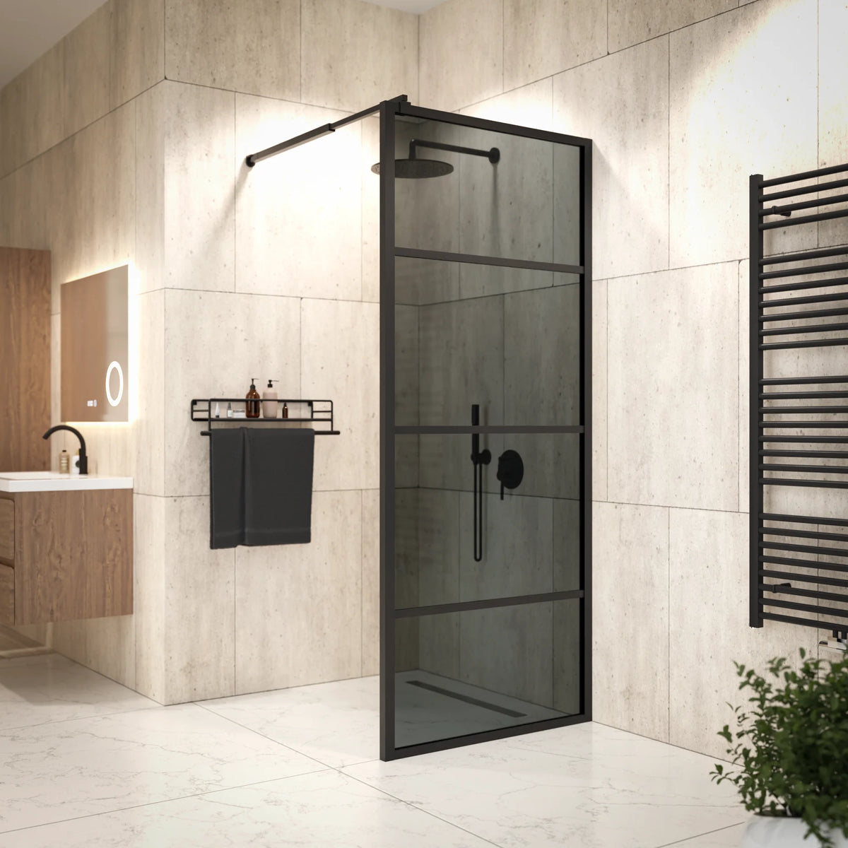 Douchewand Jula 80x200cm