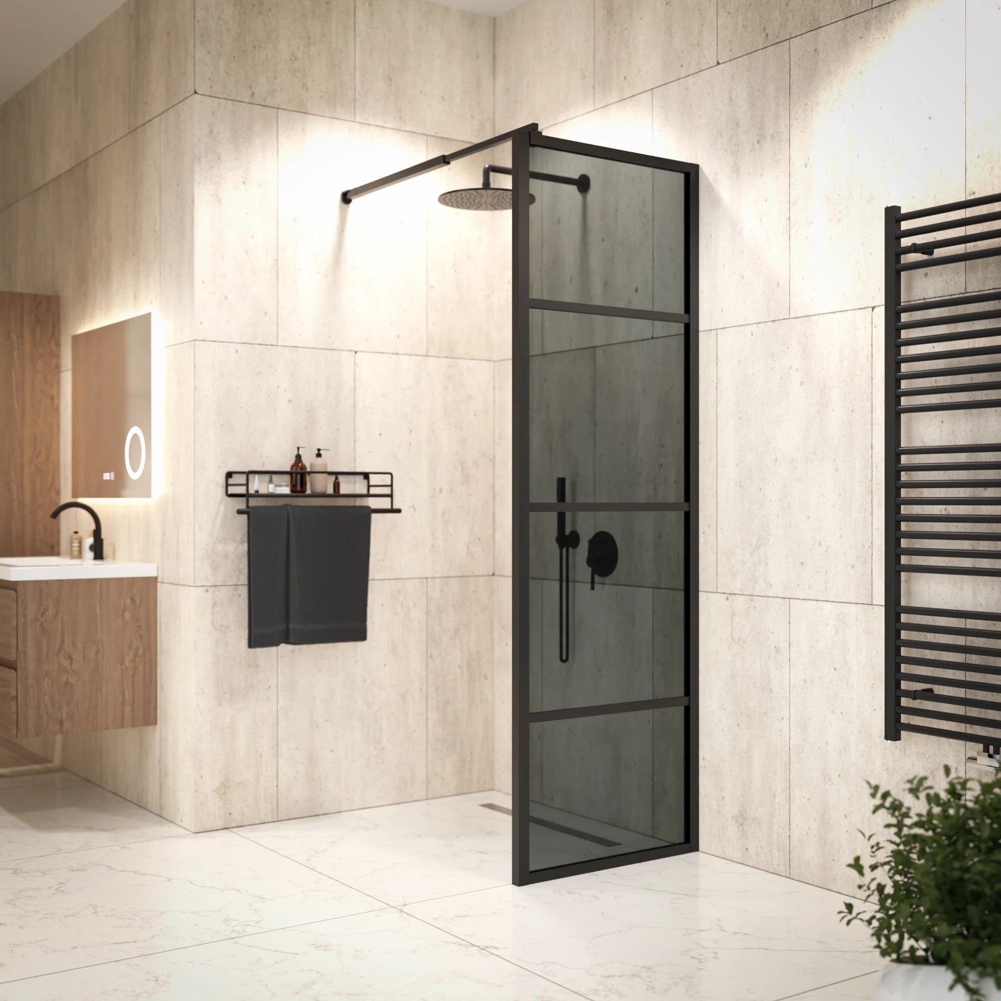 Douchewand Jula 60x200cm