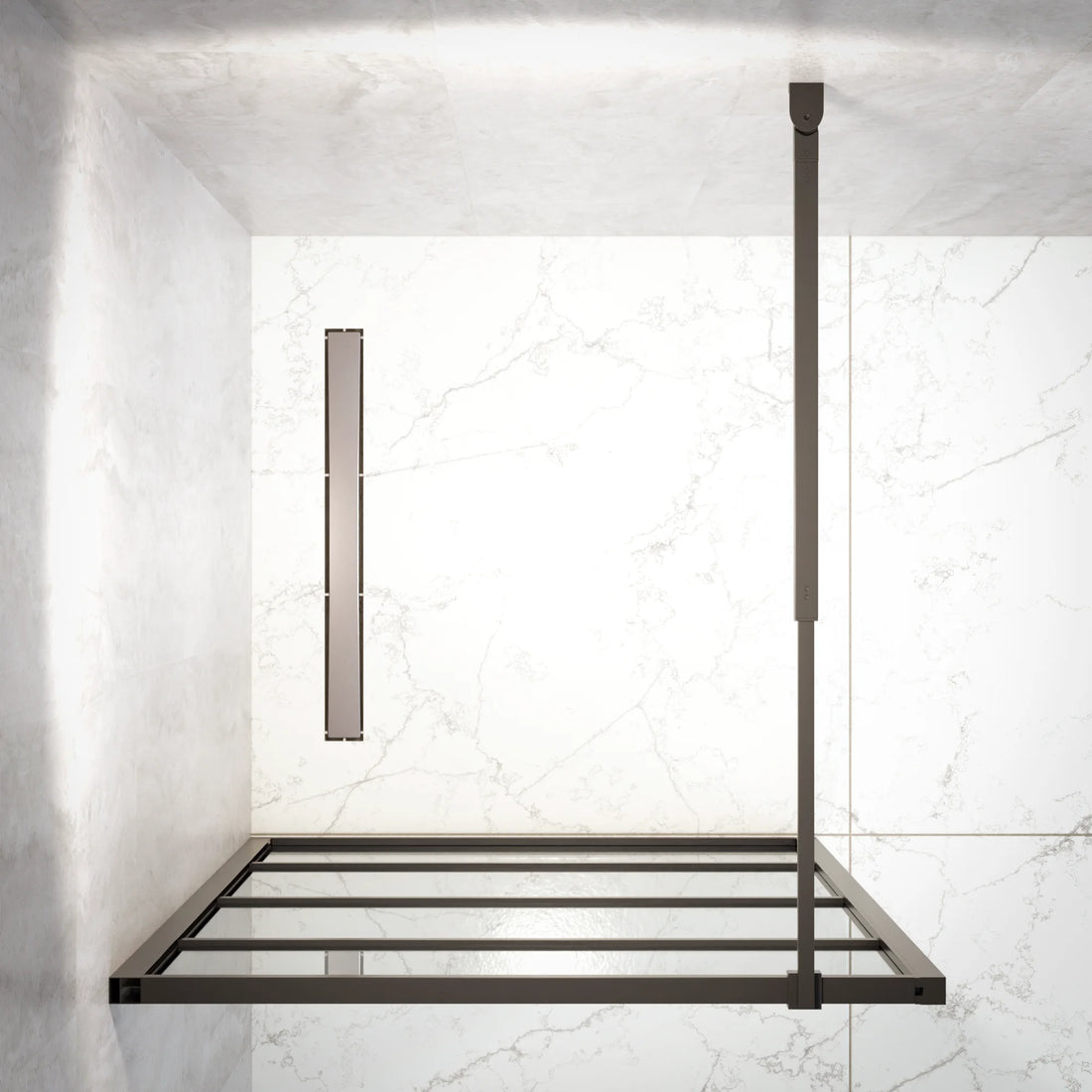 Douchewand Luna - 90x200cm