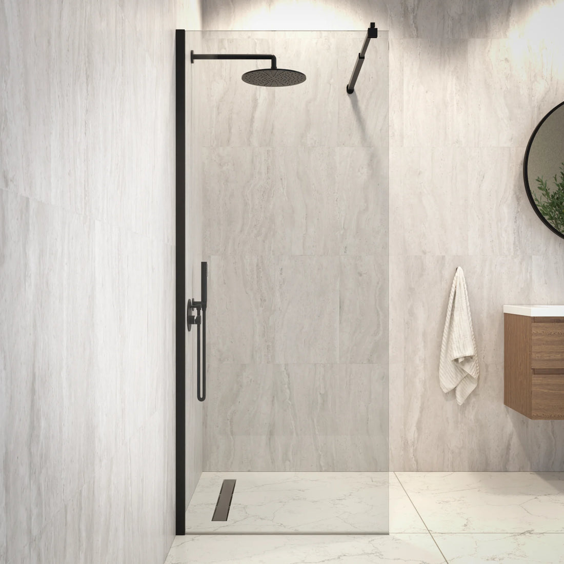 Douchewand Aris - 80x200cm