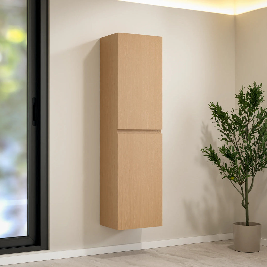 Kolomkast Ruvo - 150cm - Licht Eiken