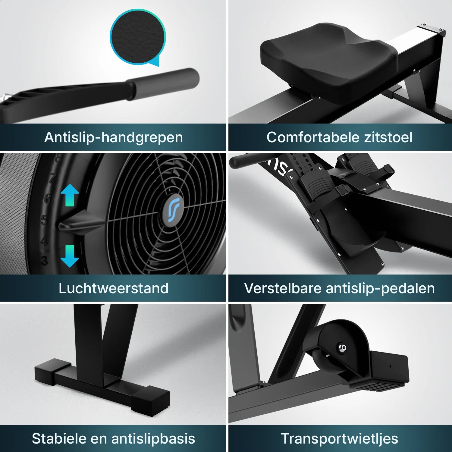 Roeitrainer - Elvora Air - Luchtweerstand - PRE-ORDER