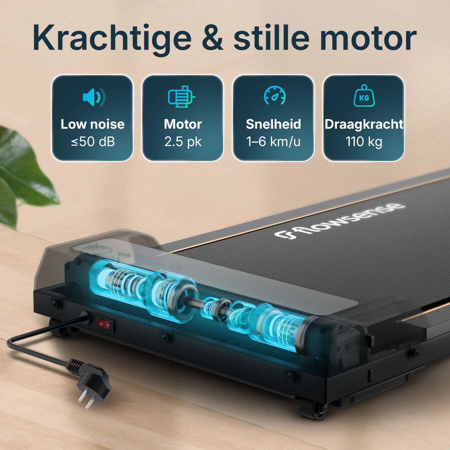 Flowsense Loopband - 1-6 km/h