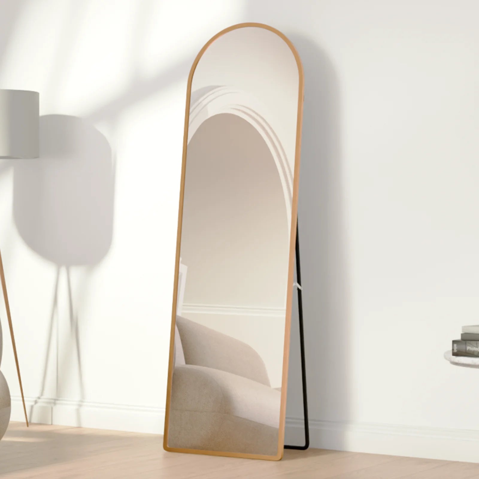 Passpiegel - Ovale Spiegel - 160x60cm - Goud