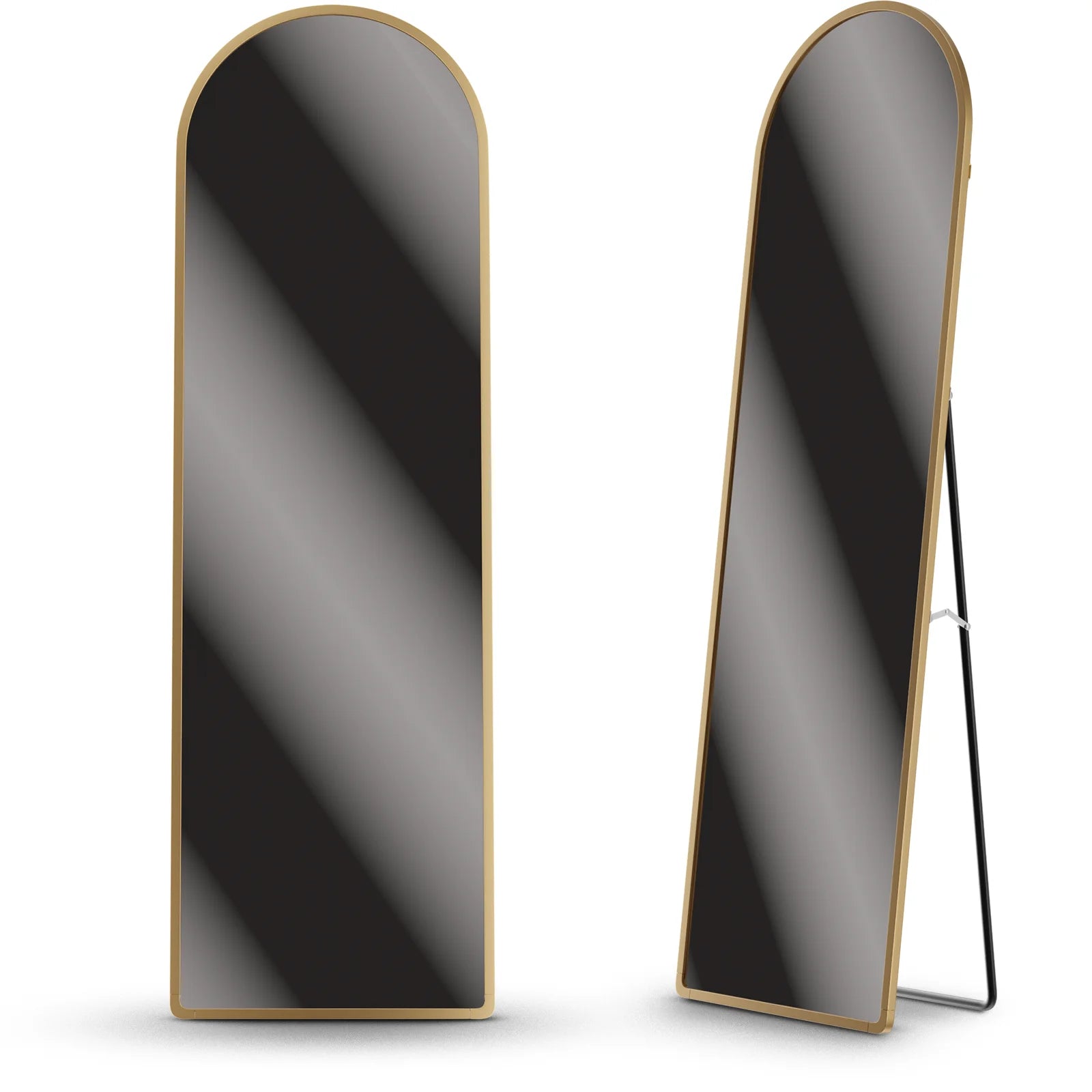Passpiegel - Ovale Spiegel - 160x60cm - Goud