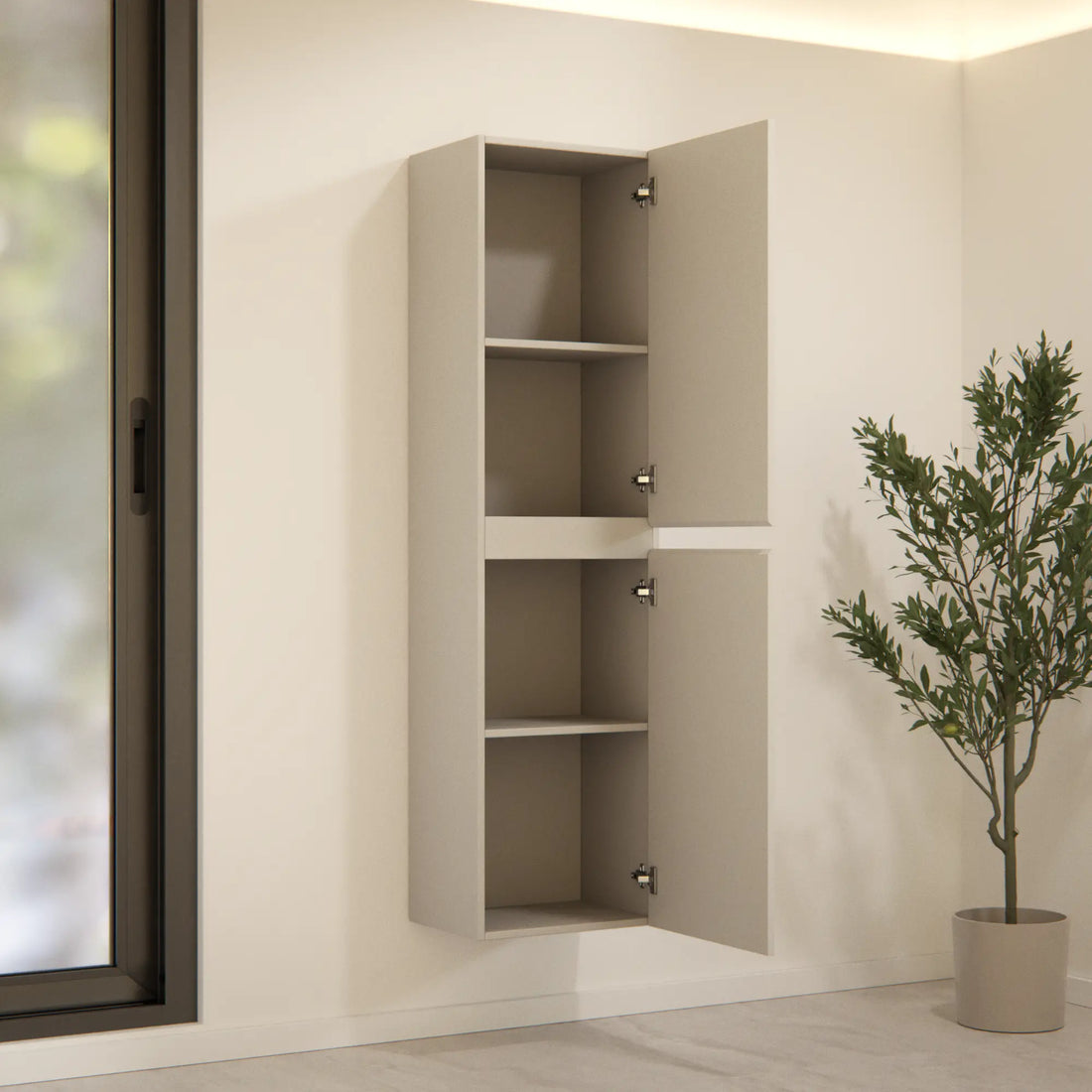 Kolomkast Ruvo - 150cm - Taupe