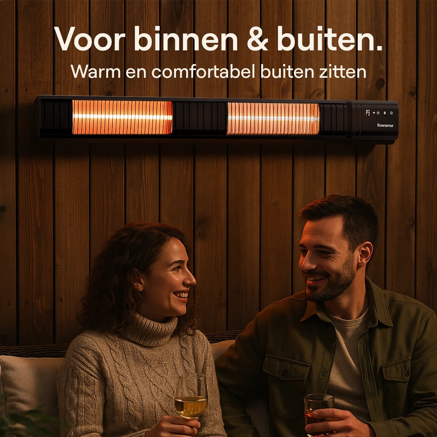 Flowsense Heater - Terrasverwarmer Elektrisch Hangend