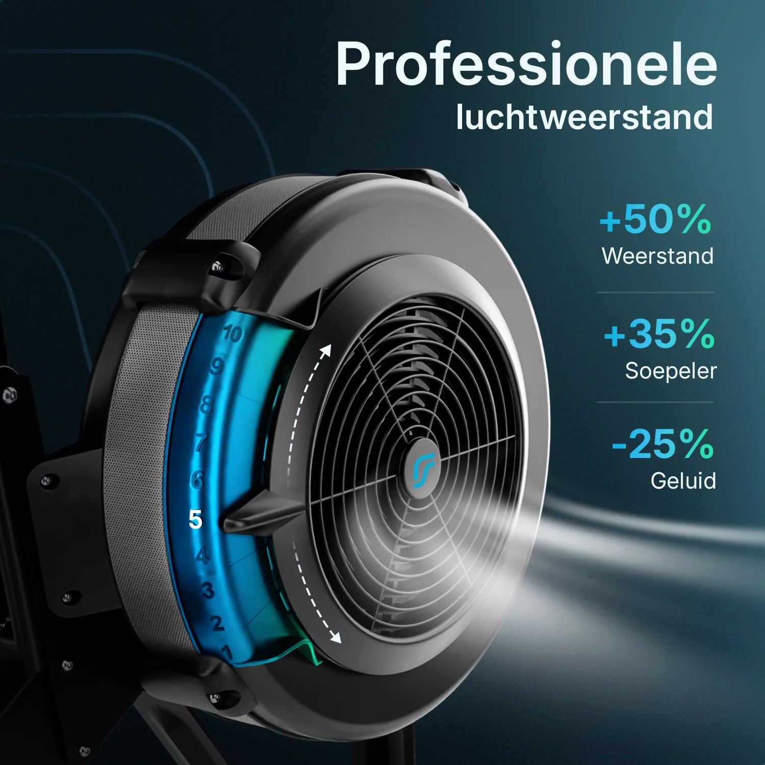 Roeitrainer - Elvora Air - Luchtweerstand - PRE-ORDER