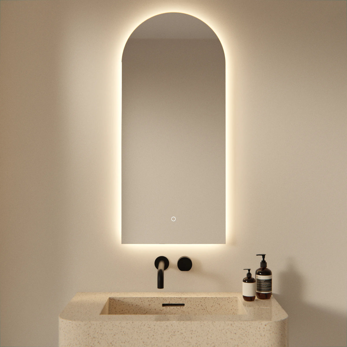 Badkamerspiegel 45x100 frameless Divers