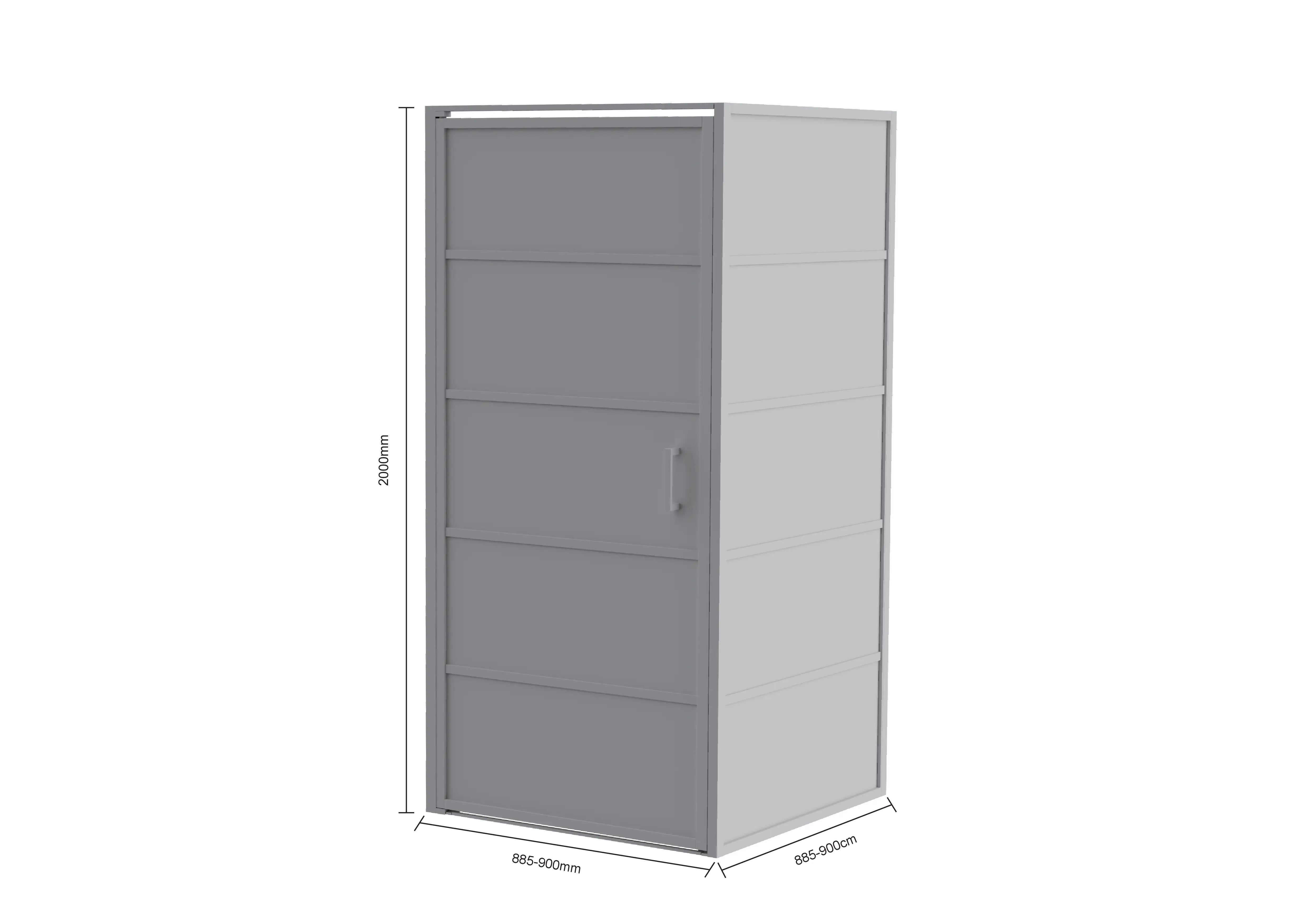 Douchecabine Oris - 90 x 200 - Zwart - PRE-ORDER