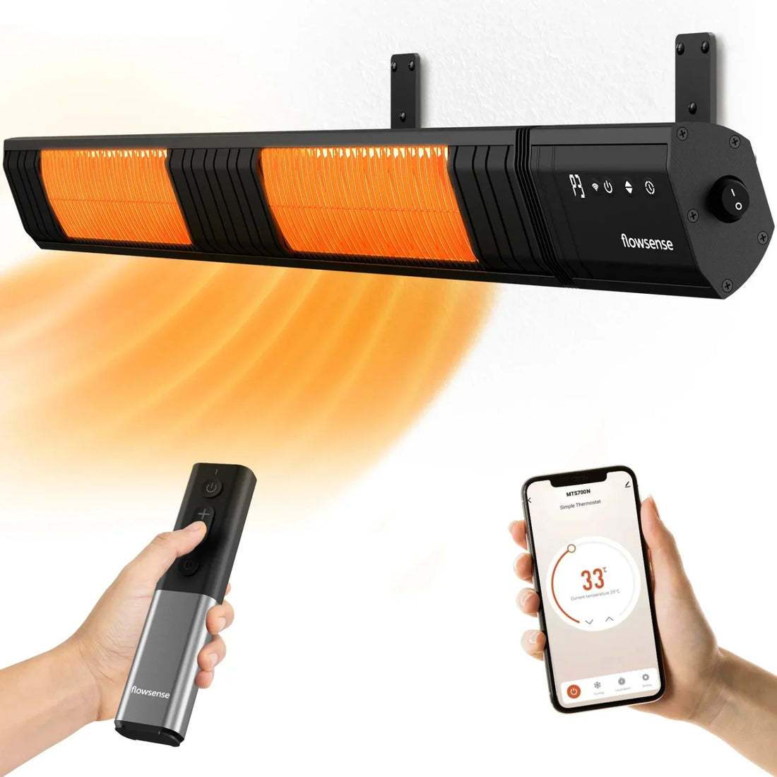 Flowsense Heater - Terrasverwarmer Elektrisch Hangend - PRE-ORDER