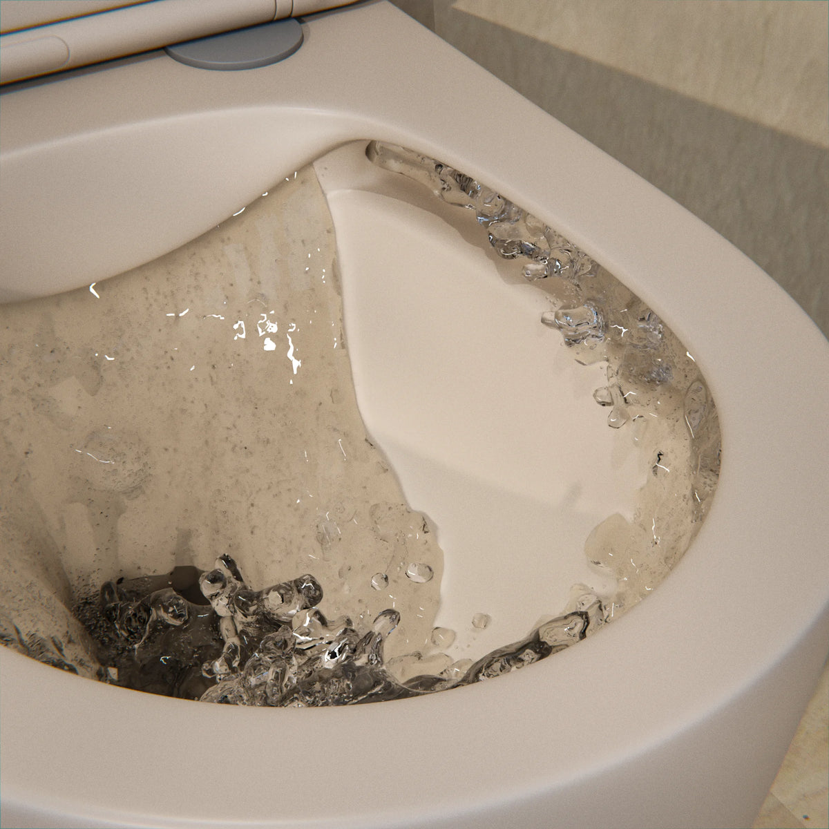 Hangtoilet Varo - Randloos - Softclose Zitting - Taupe
