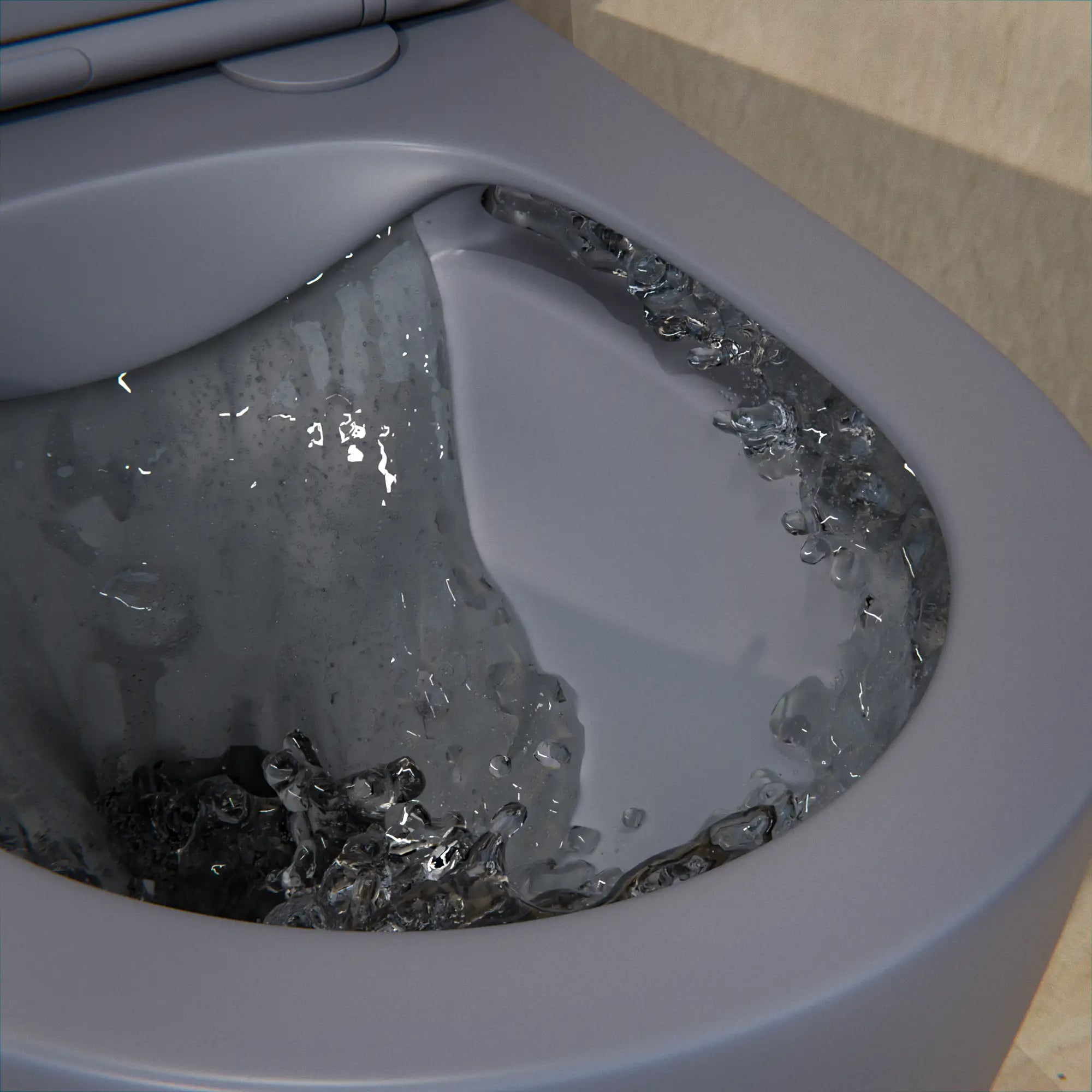 Hangtoilet Varo - Randloos - Softclose Zitting - Grijs