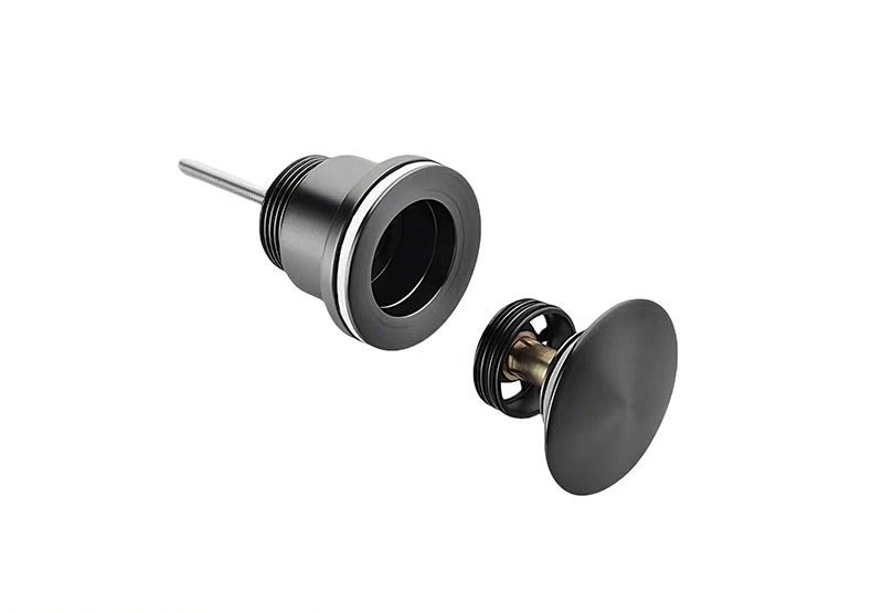 Afvoerplug Wastafel Clickwaste - 42 mm - Mat Zwart