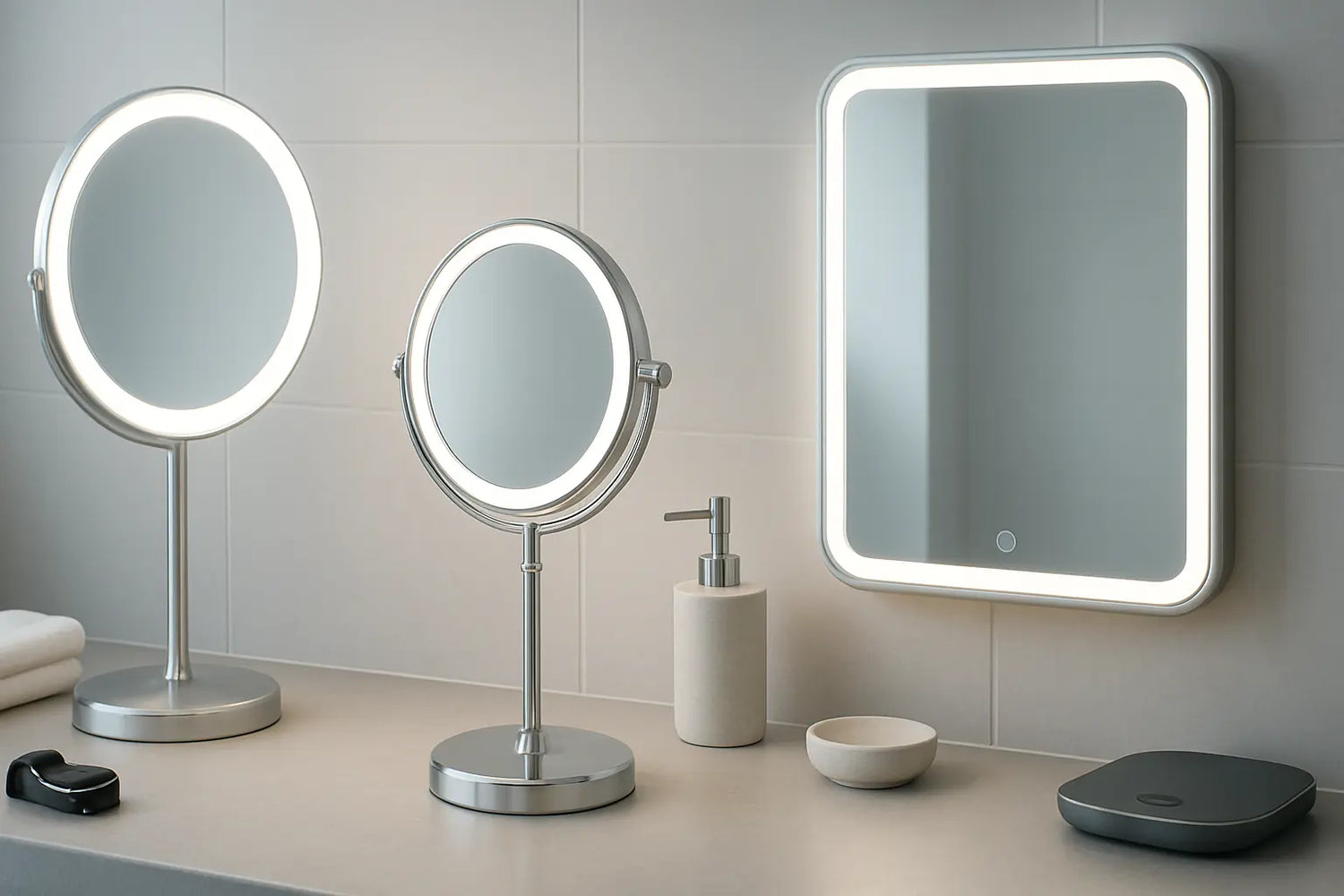 Hoe kies je de juiste spiegel voor make-up en scheren?