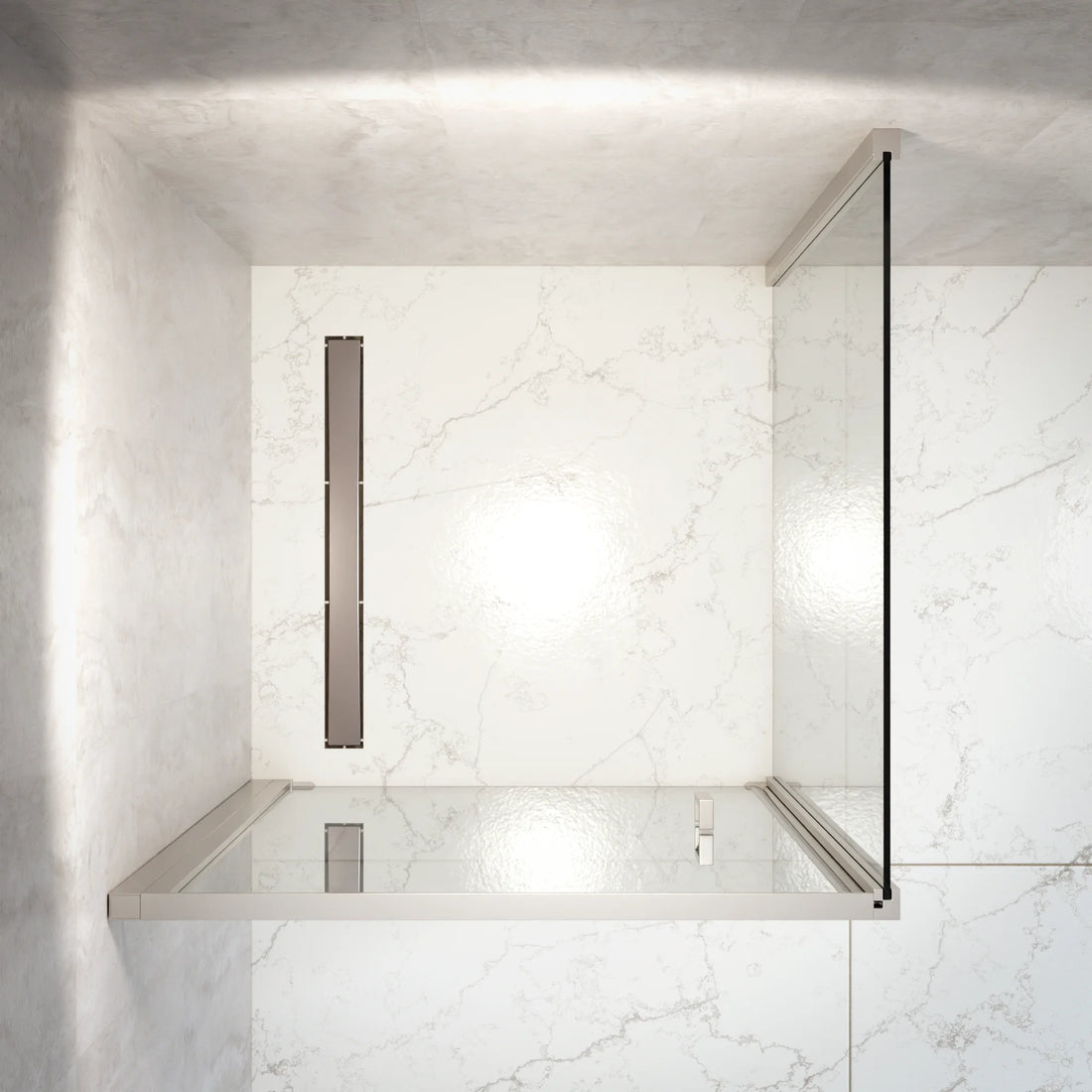 Douchecabine Vela - 90 x 90 x 200cm - Chroom - Nano Coating