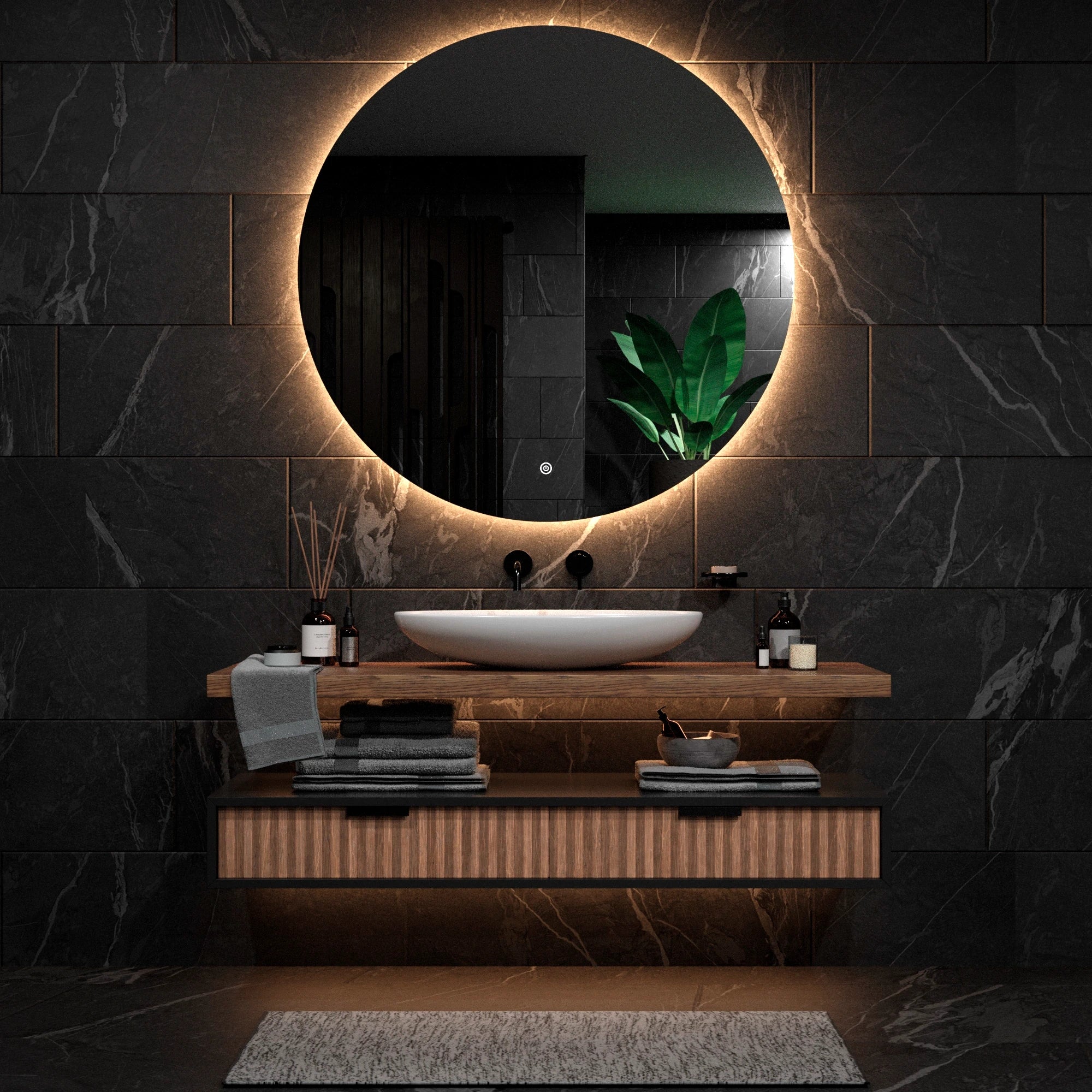 Badkamerspiegel - 120cm - Frameloos