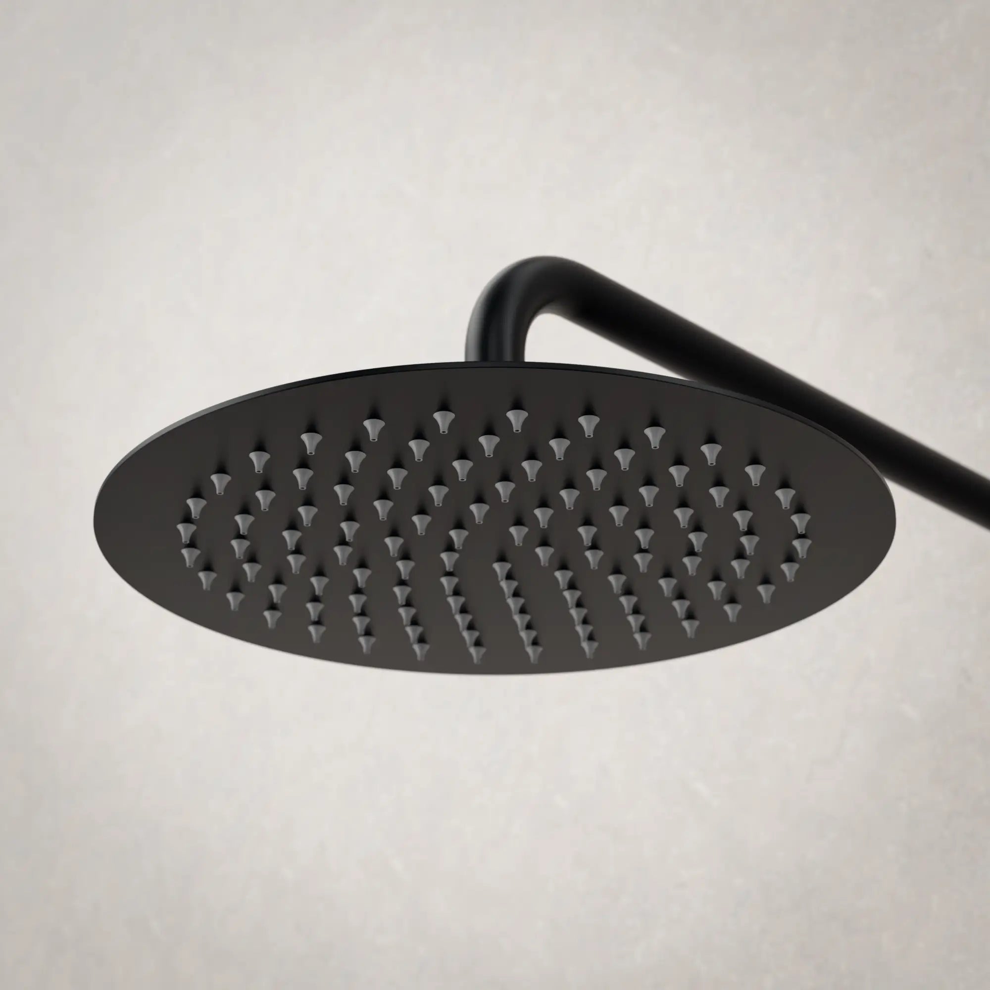 Inbouw Regendouche Riva - Mat Zwart met Thermostaatkraan - 25 cm - PRE-ORDER