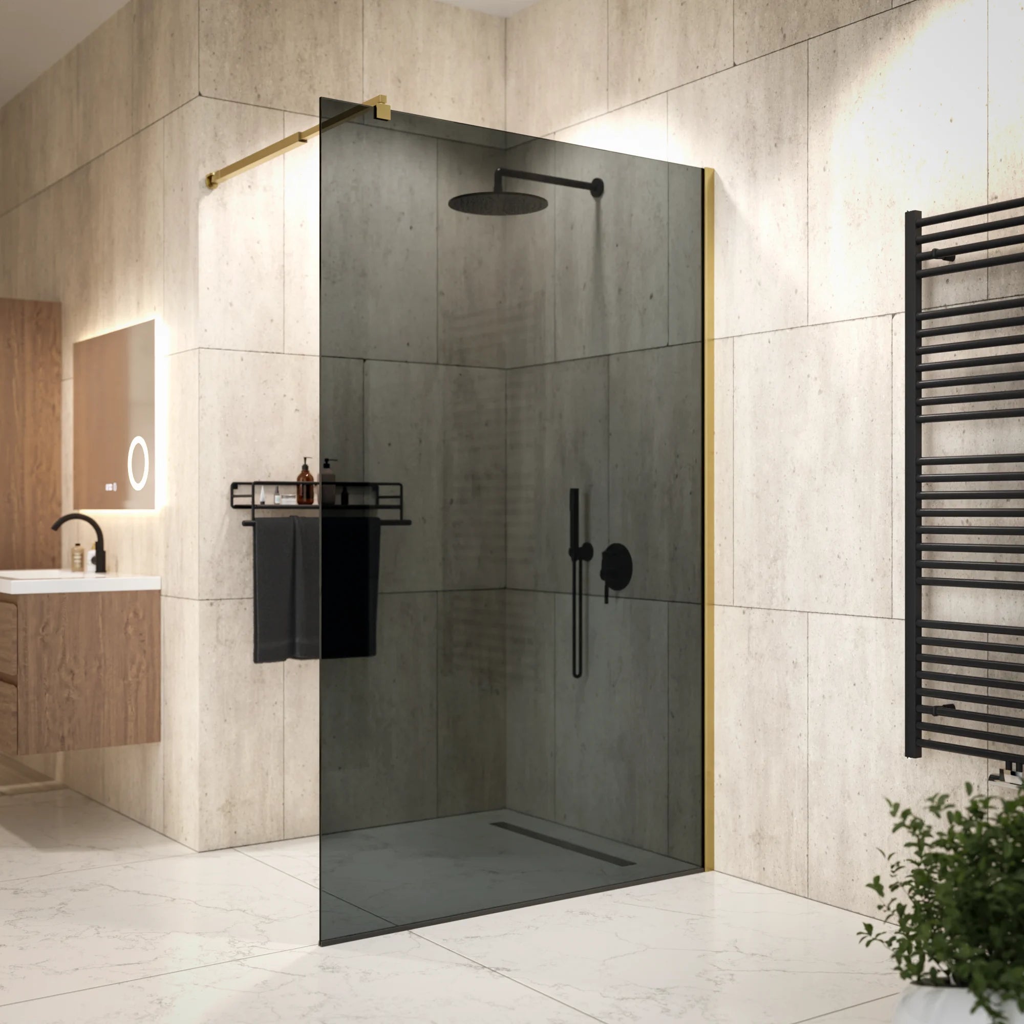 Douchewand Vero - 120x200cm