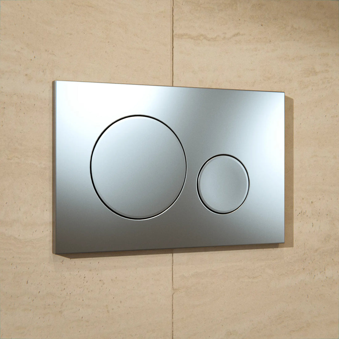 Mirlux Bedieningsplaat - Grijs - ABS Kunstof DualFlush