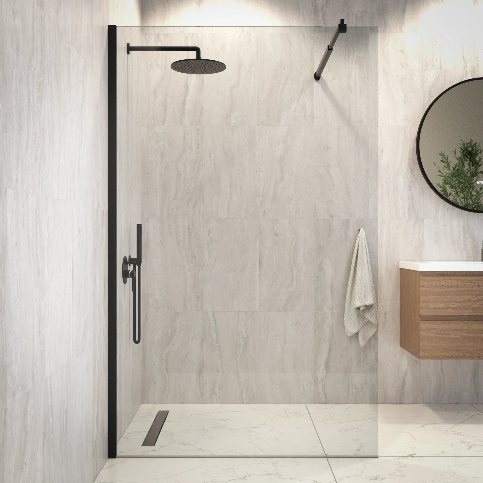 Douchewand Aris - 120x200cm