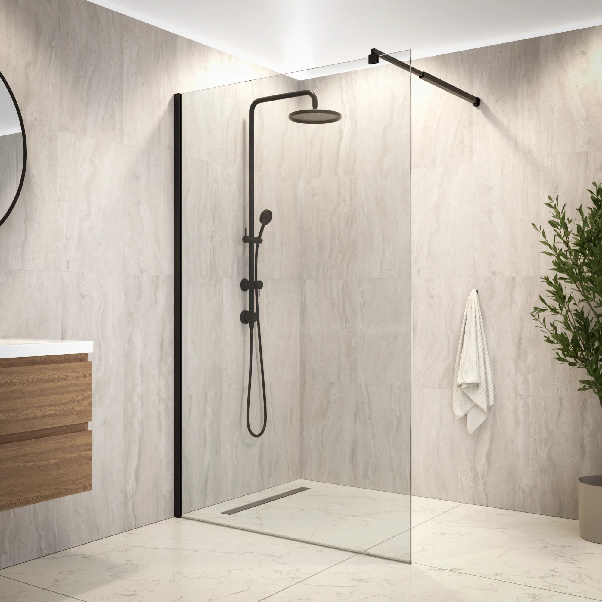 Douchewand Aris 120x200cm - Pre Order