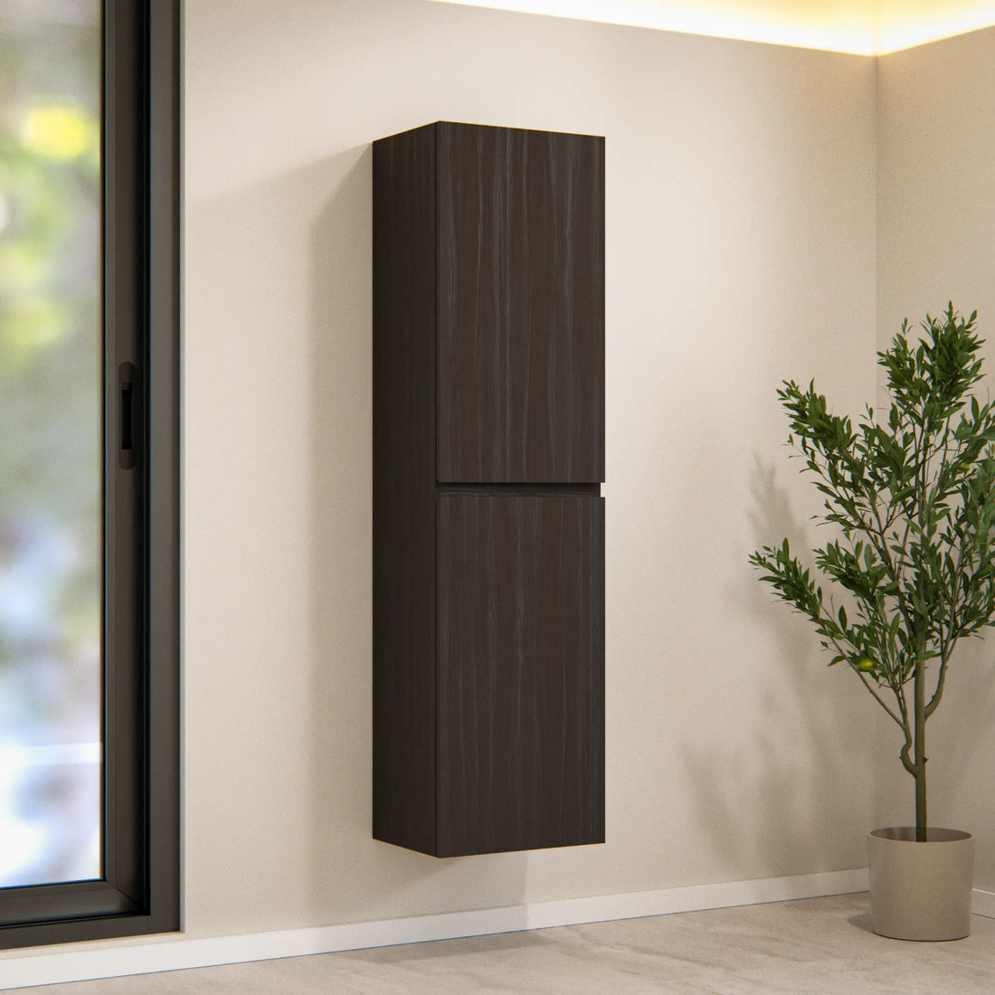 Kolomkast Ruvo - 150cm - Walnoot
