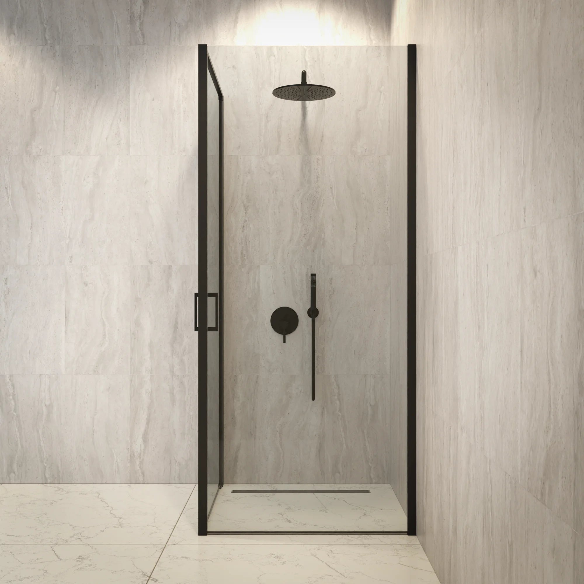 Douchecabine Vela - 90 x 200 - Zwart