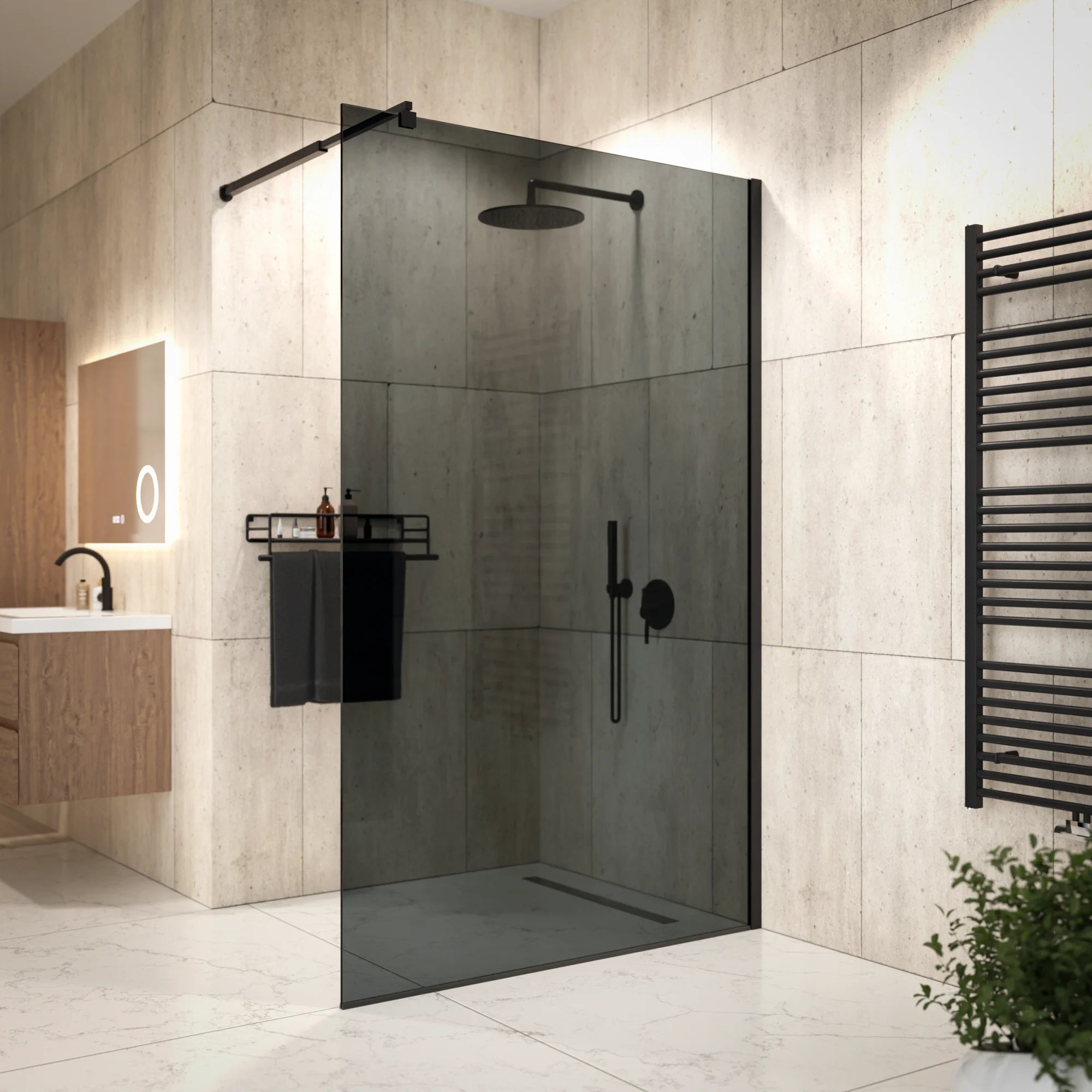 Douchewand Nova - 120x200cm