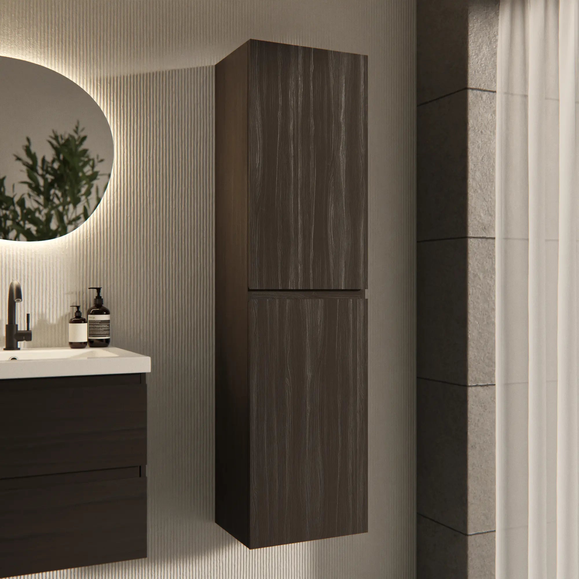 Kolomkast Ruvo - 150cm - Wanut