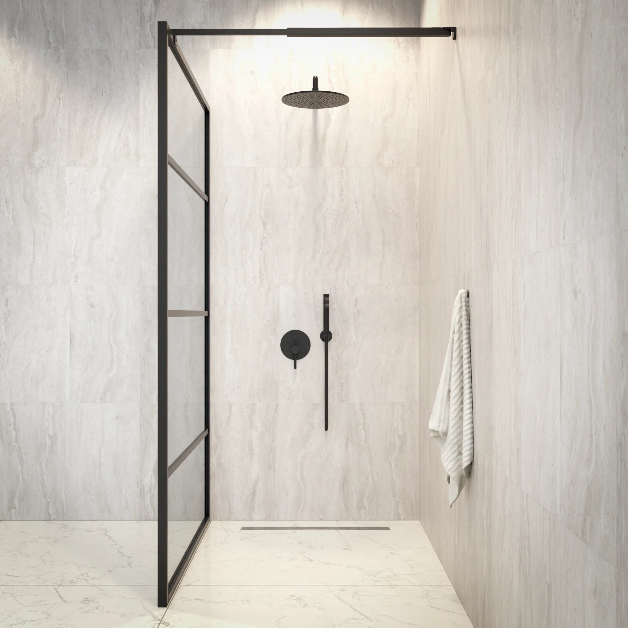 Douchewand Luna - 120x200cm