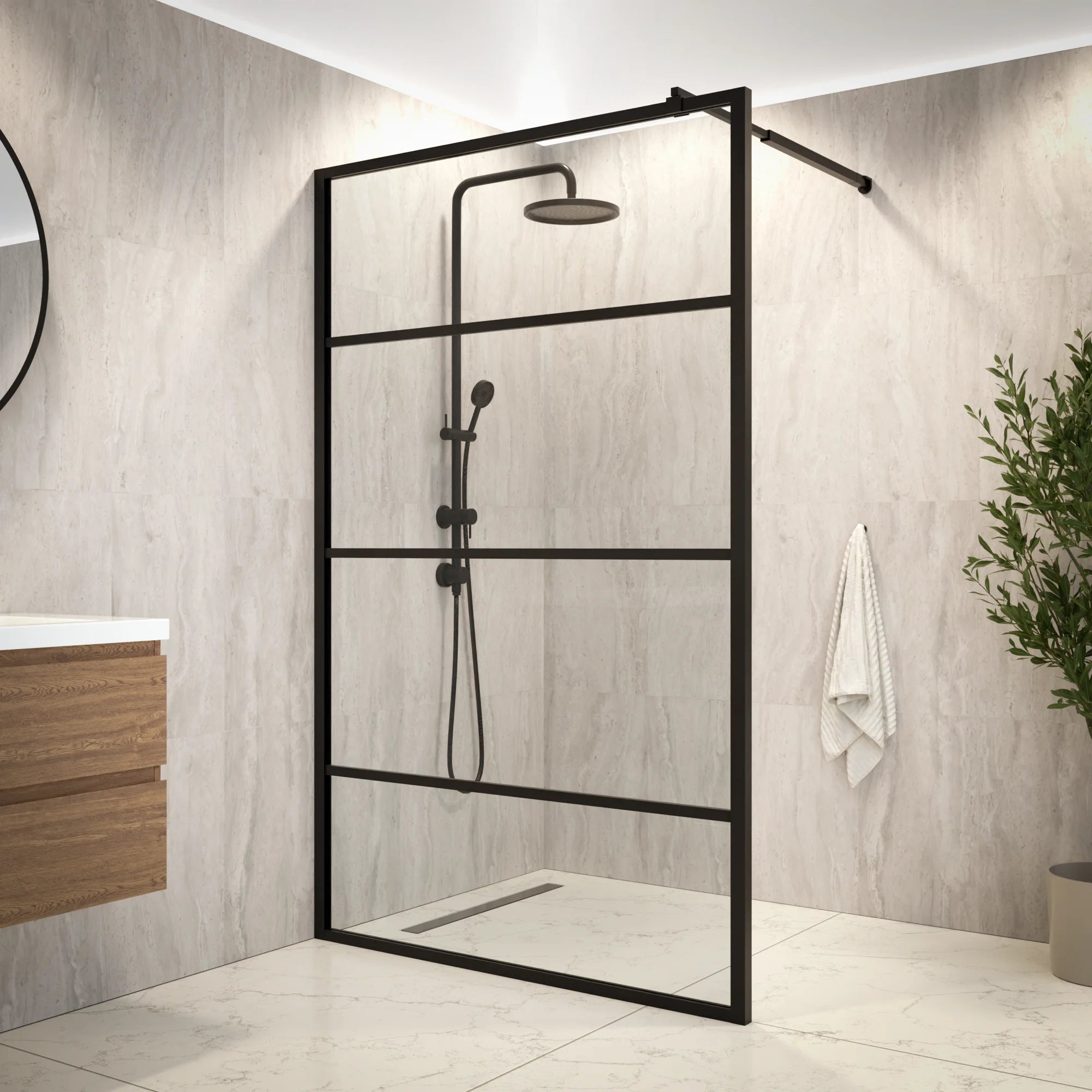 Douchewand Luna 120x200cm - Pre Order