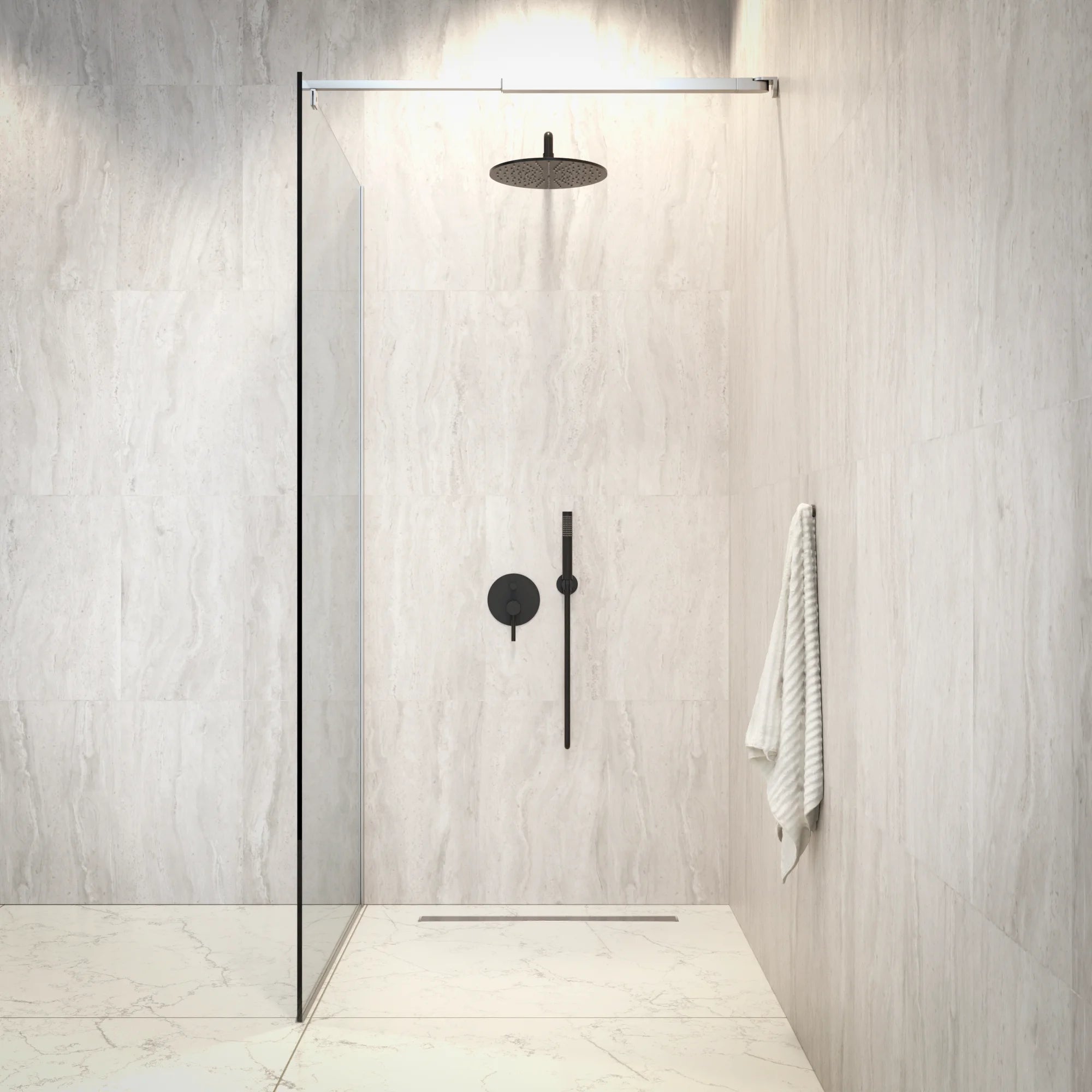 Douchewand Zaro - 100x200cm