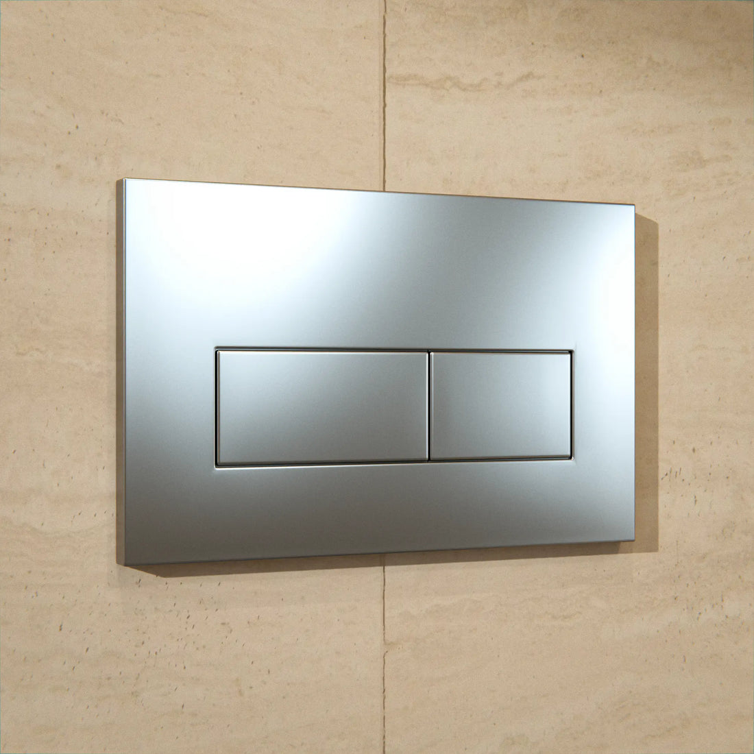 Mirlux Bedieningsplaat - Grijs - ABS Kunstof DualFlush