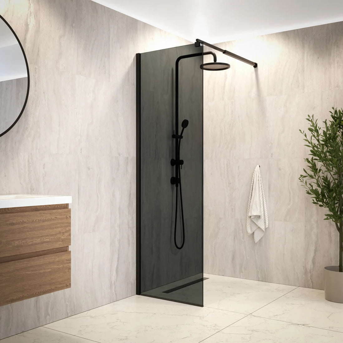 Douchewand Nova 60x200cm