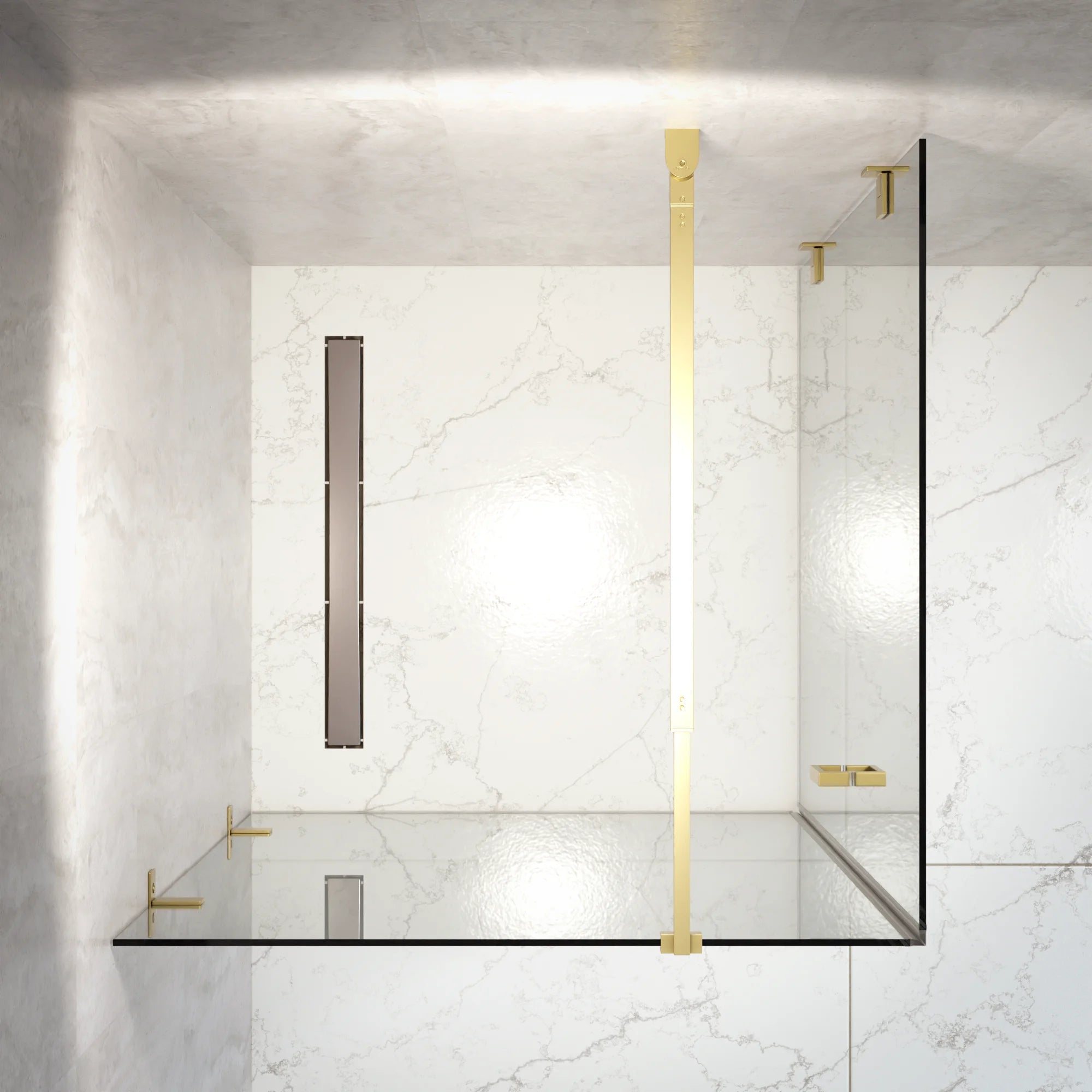 Douchecabine Mira - 90 x 200 - Goud