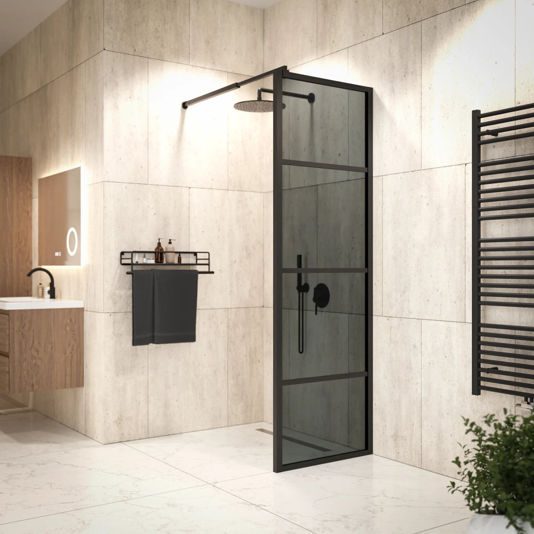 Douchewand Jula 60x200cm