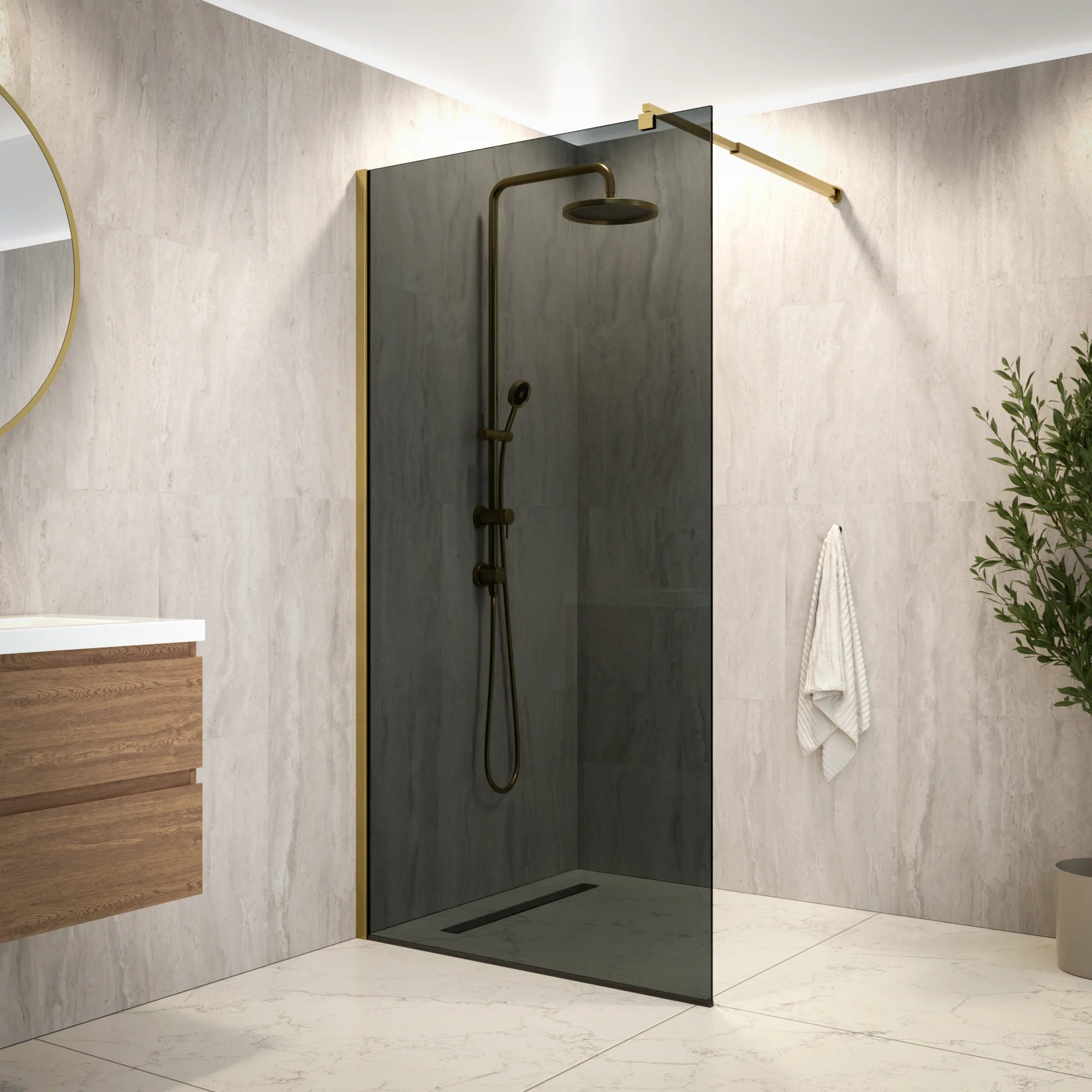 Douchewand Vero 100x200cm - Pre Order