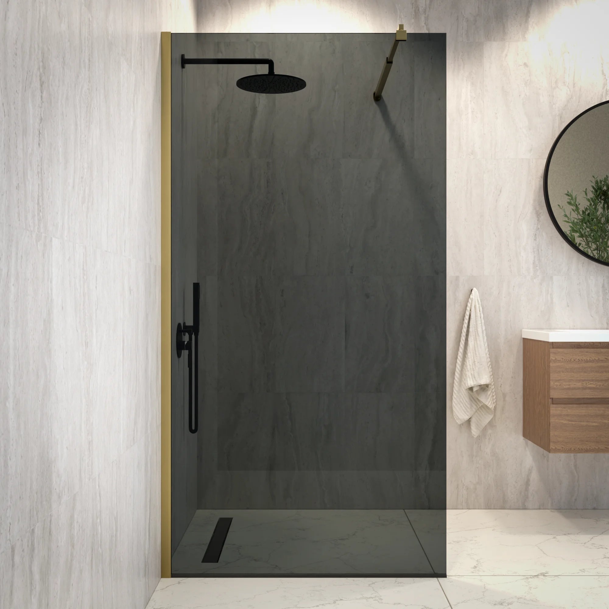 Douchewand Vero - 100x200cm